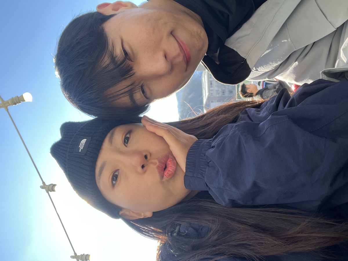 케이블카에서 함께 찍은 사진